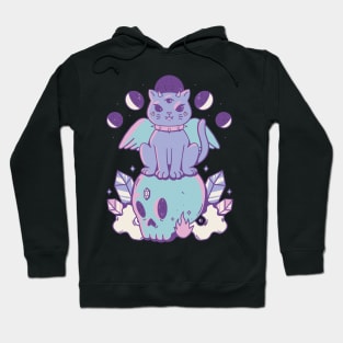 Celestial Feline Magic Hoodie